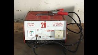 Scrapping an old battery charger for loads of free copper brass tin and other metals.