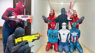 Bros 6 Spider-Man In The House  Hey  SPIDER-MAN Play Mini Games To Rescue My Friends