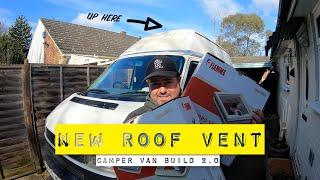 Fitting a Fiama Turbo Roof Vent  VW T4 LWB High Roof Van Build