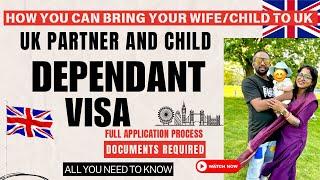 How To Apply UK PartnerChild Dependent Visa for UK Skilled Worker Step By Step Application Process