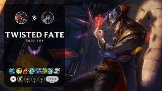 Twisted Fate Top vs Hwei - KR Master Patch 14.8
