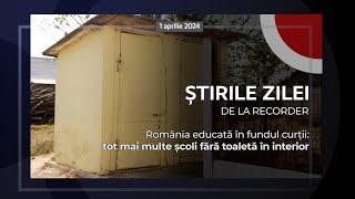 1 APRILIE 2024. România educată în fundul curții tot mai multe școli fără toaletă în interior