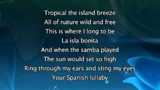 Madonna - La Isla Bonita Lyrics In Video