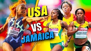 JA vs USA Track Showdown ShaCarri Richardson vs. Jamaicas Big 3 Who Will Reign Supreme In 2023?