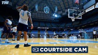 UNC Basketball Preseason Practice  COURTSIDE CAM 4K