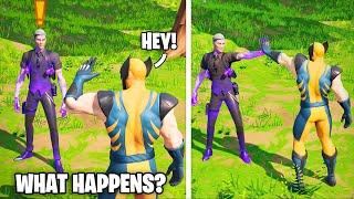 What Happens if Boss Shadow Midas Meets Boss Wolverine in Fortnite