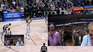 Nuggets commentators pull out a stopwatch while Giannis shot free throws 