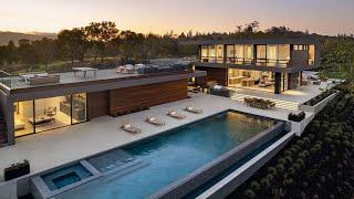 FOR $42900000 Newly Built Silicon Valley Masterpiece with Sweeping Hillside Views