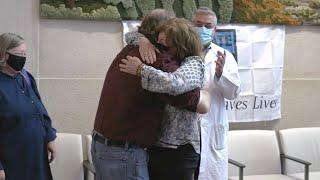 Organ transplant donor and recipient meet for the first time - Penn State Health