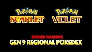 *Spoilers* GEN 9 REGIONAL POKEDEX LEAKS for POKEMON SCARLET and VIOLET #shorts