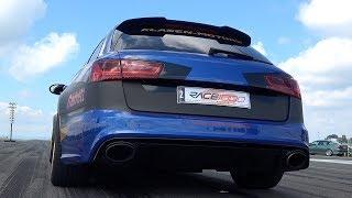 Audi RS6 C7 Avant Launch Control Acceleration & Exhaust Sound