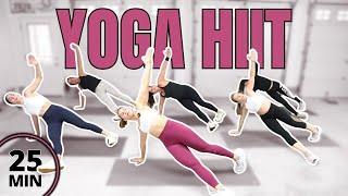 YOGA HIIT Workout  No Repeat No Equipment