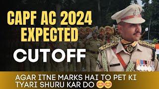 UPSC CAPF AC 2024 Expected Cutoff  Lowest Cut off ?? #capf #upsccapf #capfac