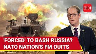 NATO Nation FM Tenders Shock Resignation After Anti-Putin Remarks Not Easy Cant...