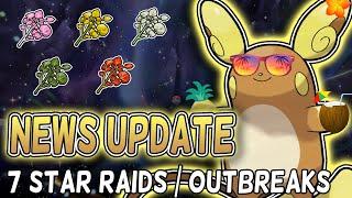 New 7 star Raids Outbreaks Shiny Gimmighoul Returns Pokemon Scarlet And Violet