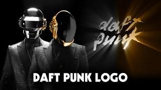 DAFT PUNK logo  Artist Bryan Barnes #daftpunk #logo #art