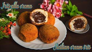 IRIS WITH CREAM  quick and easy  delicious fried cream cakes subtitle #011