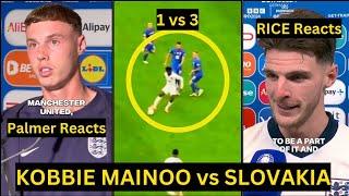 Cole PALMERRICE & Ian Wright PRAISED Kobbie Mainoo after Crazy skills vs SLOVAKIA  Man Utd news