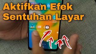 Cara Mengaktifkan Efek Sentuhan Layar HP Samsung Galaxy M32 M21 A03S M12 M42 M22 One UI 3.1