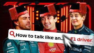 How To Talk Like An F1 Driver