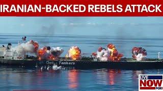 Gaza war Yemens Houthi rebels target 2 ships in a suspected attack  LiveNOW from FOX