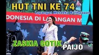 Zaskia Gotik - Paijo - HUT TNI ke 74 di Balikpapan