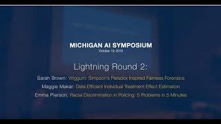 Michigan AI 2019 Symposium - Lightning Talks 2