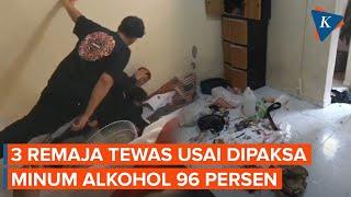 Viral Video Penganiayaan 3 Remaja Diduga Dipaksa Minum Alkohol 96 Persen