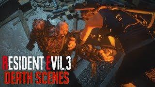 Resident Evil 3 Remake - Death Scenes