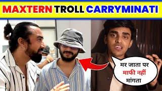 Maxtern Troll Carryminati for Apologize to Ajaz Khan ।Carryminati Forcefully Apologize to Ajaz Khan