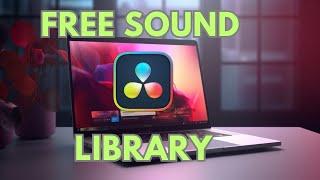 How To Find the HIDDEN Sound Library in DaVinci Resolve 18.5