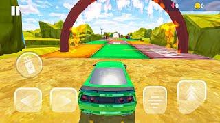 Impossible Car Stunts Simulator 3D - GT Speed Sport Car Driver - Gameplay Android