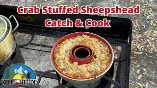 Crab Stuffed Fish  Whats Cookin?  Cooking Fish in the Omnia Oven  Catch & Cook
