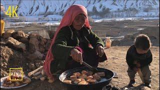 Baking bosraq  Afghanistan Village Food tour  Village Lifestyle 4K