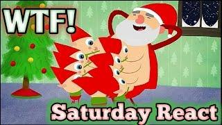 Christmas Gone Wrong Gone Sexual  Weird Christmas Animation  Saturday React