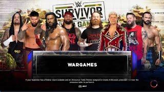 WWE 2K23 - THE BLOODLINE vs. TEAM CODY RHODES WARGAMES MATCH