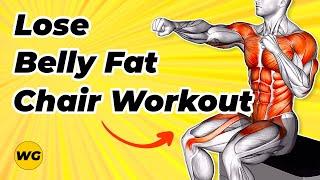 Do This Chair Workout For 14 Days To Lose Belly Fat TOP 10 EXERCISES