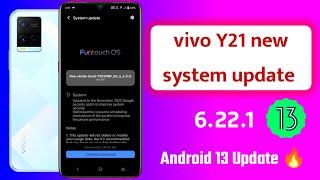 vivo y21 new system update  vivo y21 android 13 system update   android 13 system update vivo y21