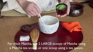 How to make Matcha Traditional Japanese Green Tea