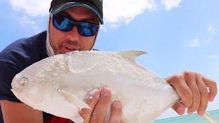 Catch and Cook- Pompano -The SECRET INGREDIENT to Frying Fish