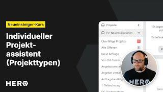 Tutorial Der individuelle Projektassistent - HERO Handwerkersoftware