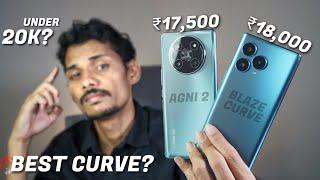 Lava Blaze Curve 5g vs Lava Agni 2 - Best Curved Display Phone Under 20000 ?