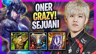 ONER CRAZY GAME WITH SEJUANI - T1 Oner Plays Sejuani JUNGLE vs Taliyah  Season 2024