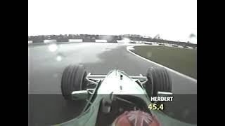 F1 – Johnny Herbert Jaguar Cosworth V10 Onboard – Great Britain 2000