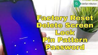 Hard Reset Ulefone note 7. Remove Pin Pattern Password lock.