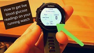 How to get blood glucose reading on sports watch