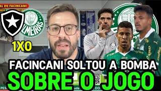 FACINCANI SOLTOU A BOMBA BOTAFOGO 1X0 PALMEIRAS OLHA ISSO TORCEDOR..