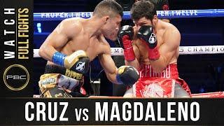 Cruz vs Magdaleno FULL FIGHT October 31 2020  PBC on Showtime
