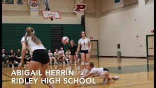 Abi Herrin Ridley High School Volleyball Highlights