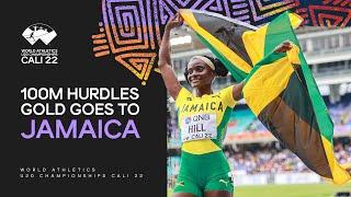 Hill leads Jamaican 1-2 in the 100m hurdles  World Athletics U20 Championships Cali 2022